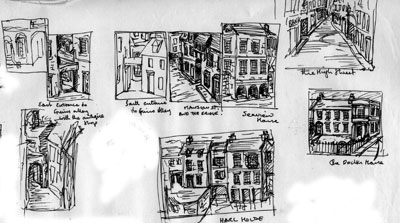 architecural sketches